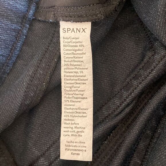 SPANX Jean-ish Ankle Leggings Twilight Rinse Denim Women's Size M - Picture 8 of 13